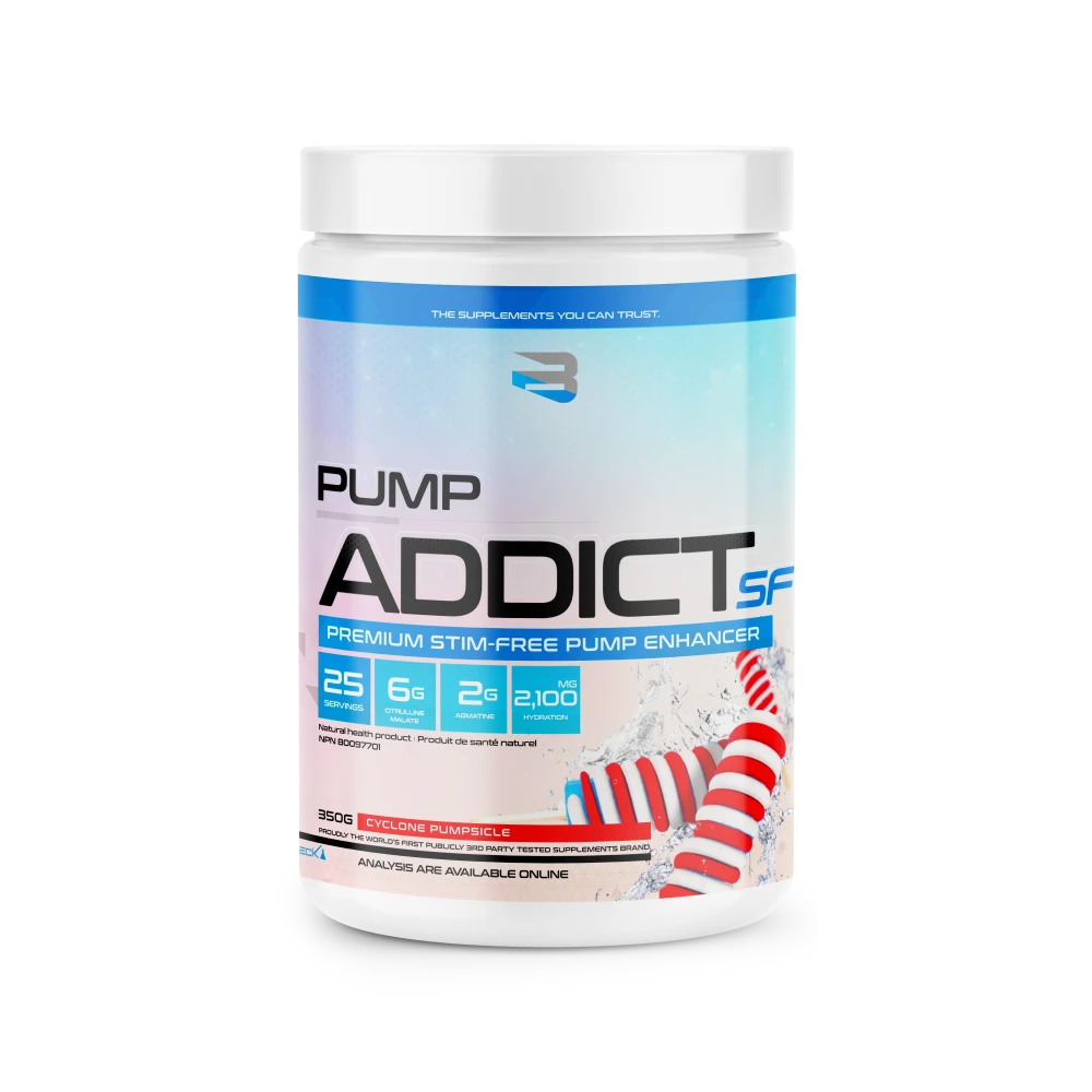 Believe Supplements Pump Addict Stim Free