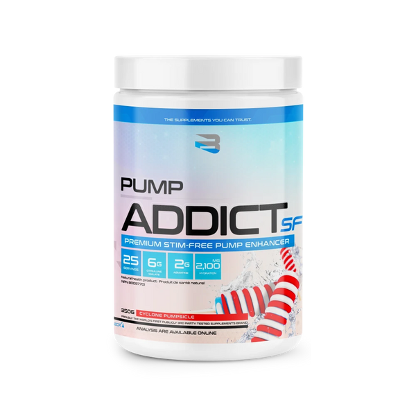 Believe Supplements Pump Addict Stim Free