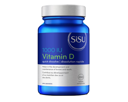 Sisu Vitamin D3 1000 IU (200 tabs)