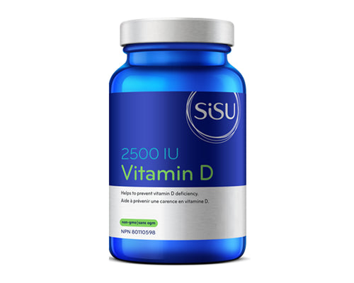 Sisu Vitamin D3 2500 IU (180 tabs)