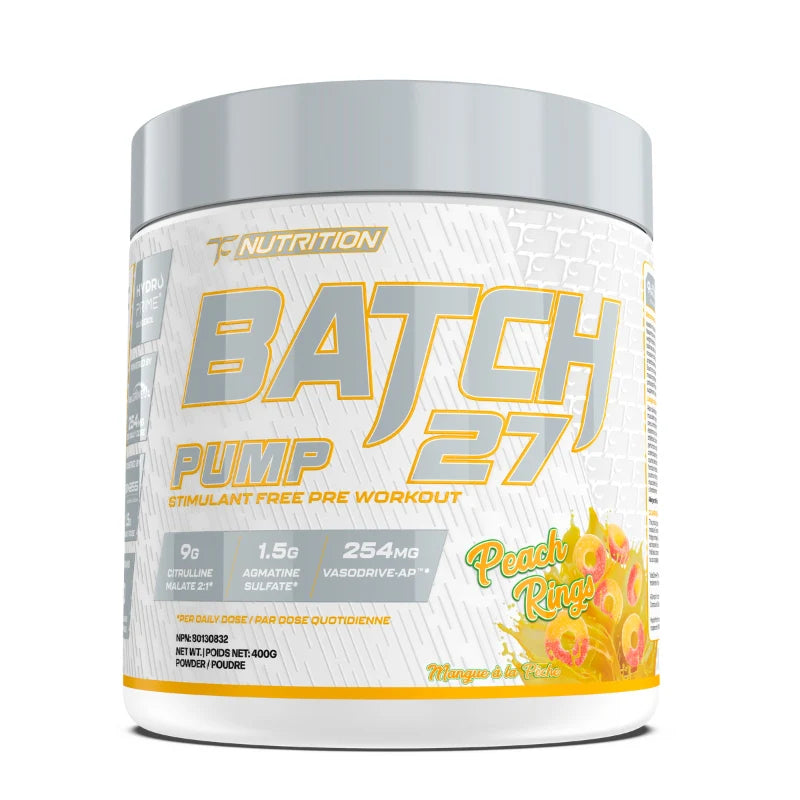 TC Nutrition Batch 27 Pump - STIM FREE