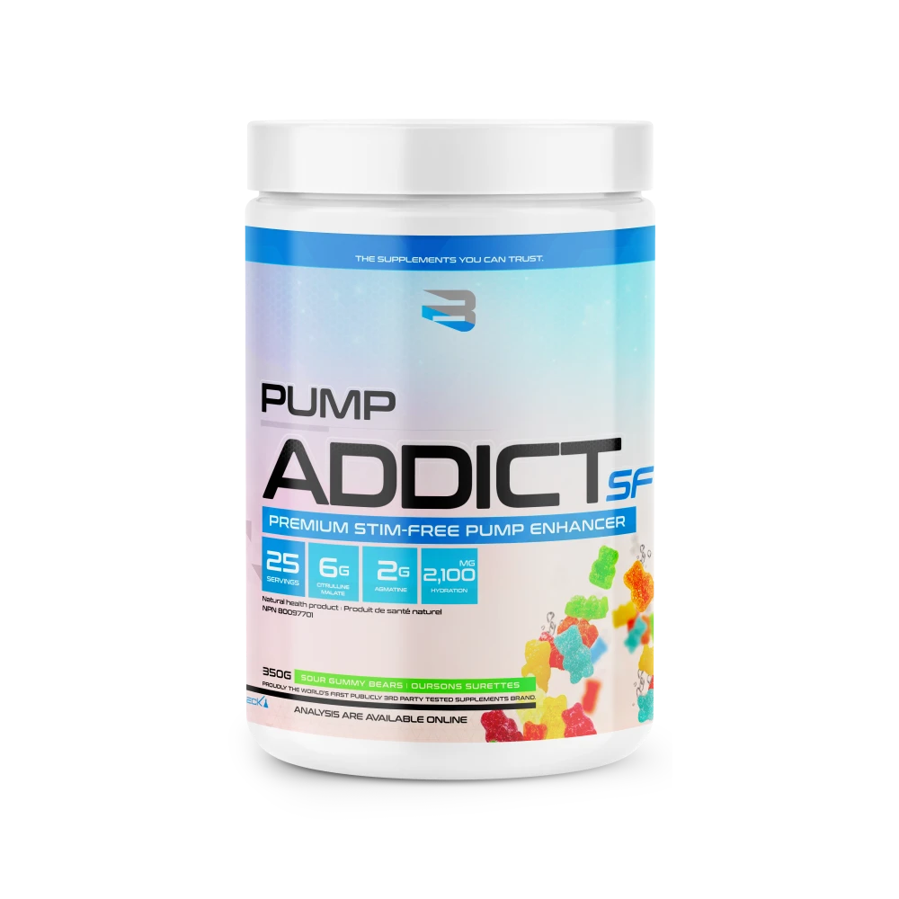 Believe Supplements Pump Addict Stim Free