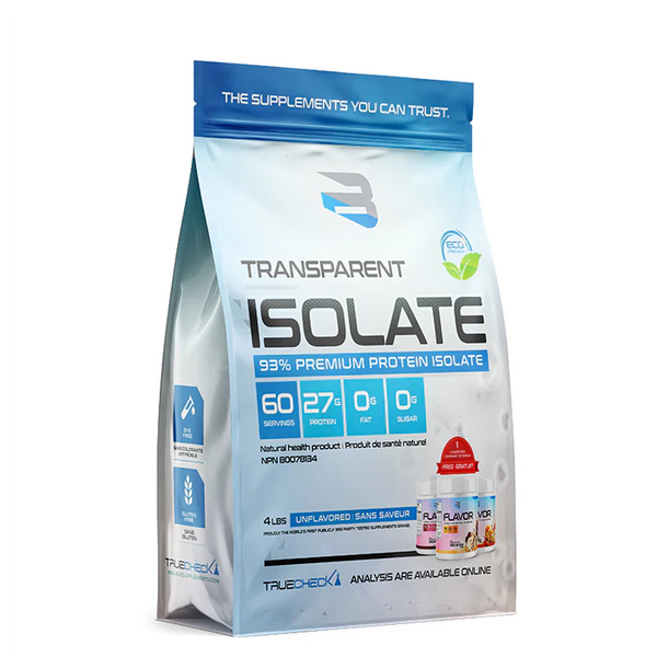 Believe Supplements Protein Isolate Unflavoured 4lb (66)