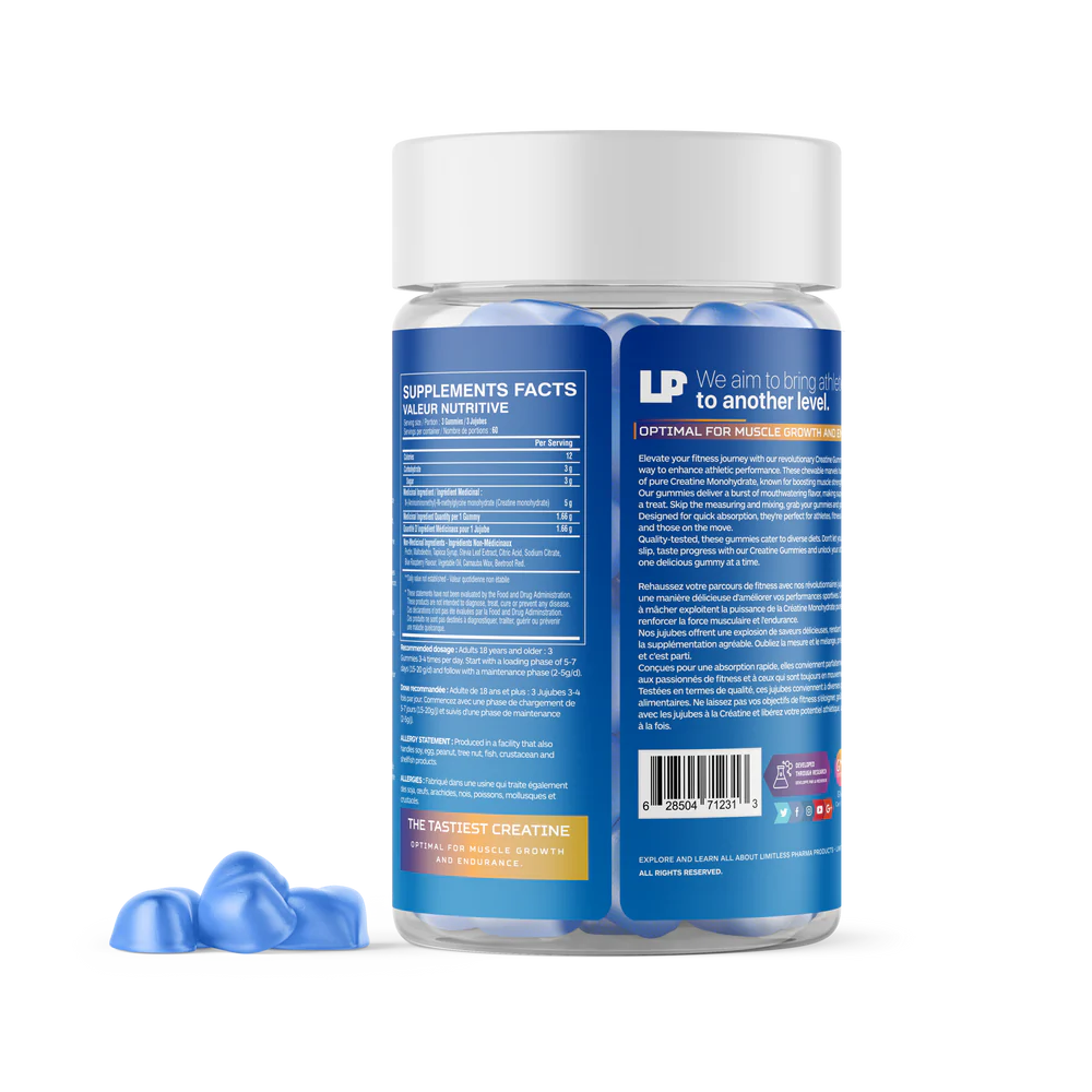 Limitless Pharma Creatine Gummies (60)